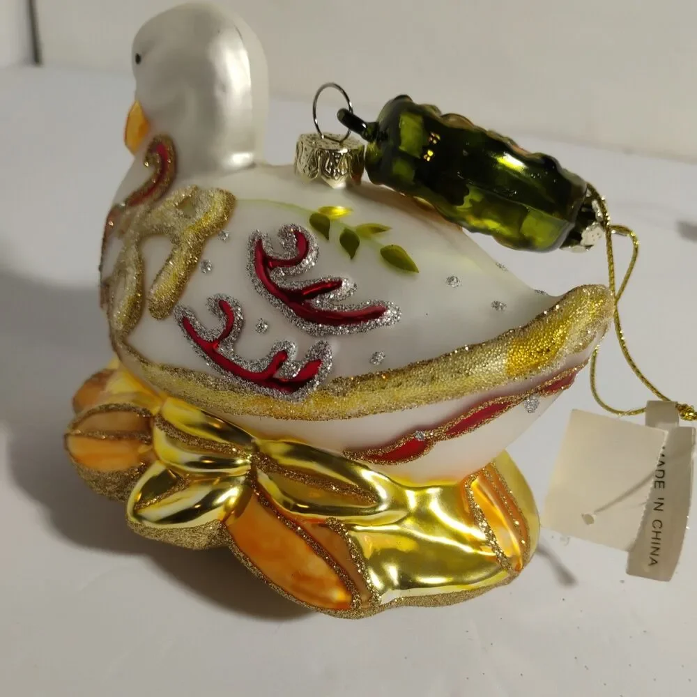 Grande Living 12 Days of Christmas  Glass Tree Ornaments 4,5,6 by Dillard's